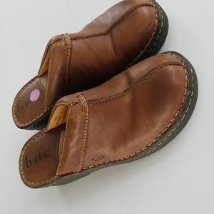 b.o.c. Leather Clogs Slip On Mules